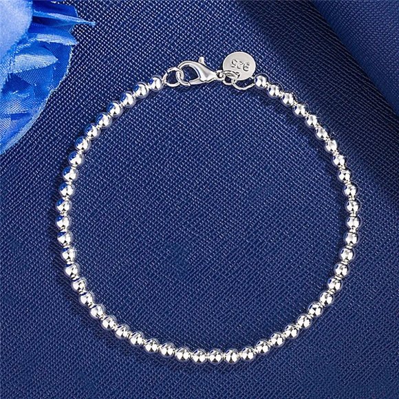 ❤️ NEW 💎 Luxury 925 Sterling Silver Minimalist Bracelet - Picture 6 of 6